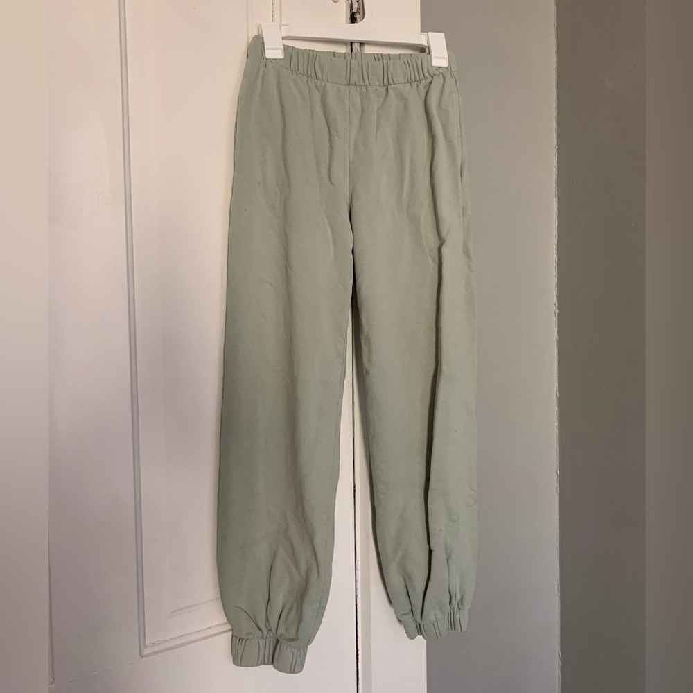 John galt sweatpants, super cute green color. One size